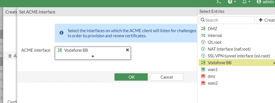 FortiGate: Use Lets Encrypt SSL certificates with a FortiGate