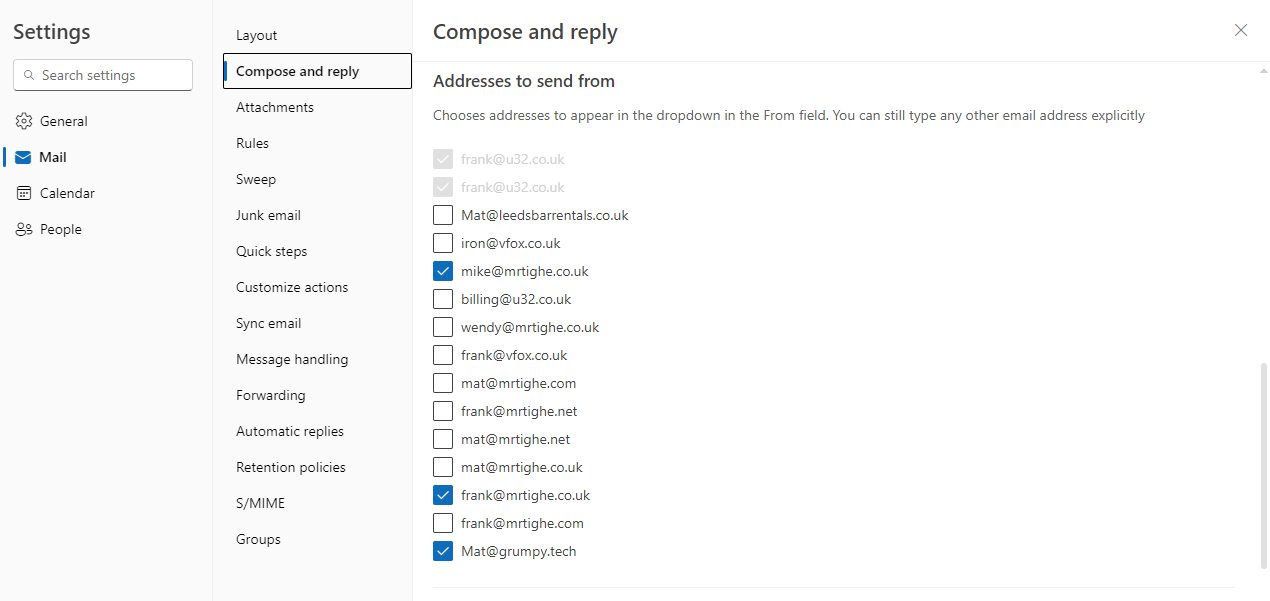 O365: How to send emails from an alias in the Outlook web client (OWA)
