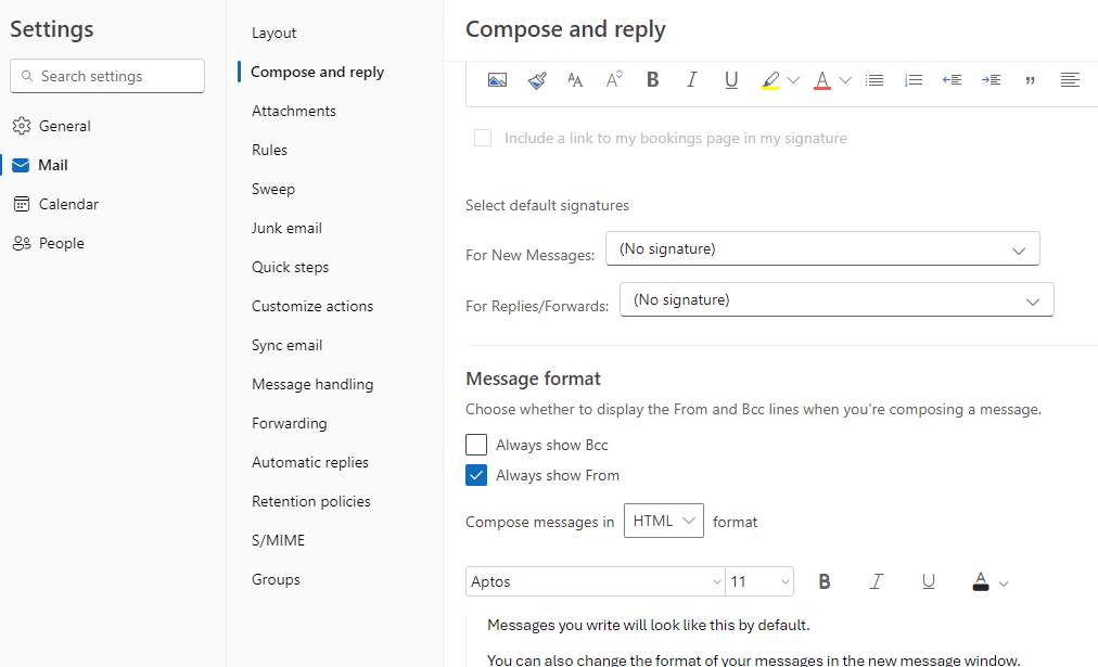 O365: How to send emails from an alias in the Outlook web client (OWA)