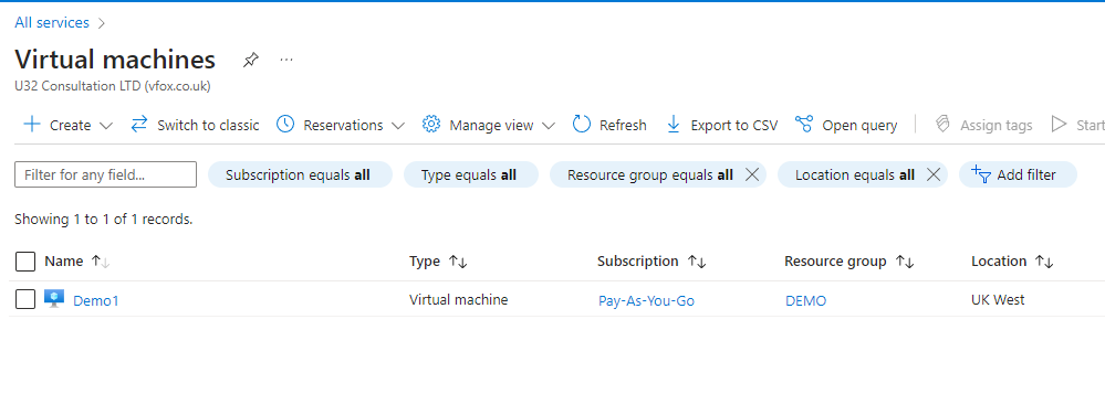 Azure, PowerShell : Creating a VM with PowerShell