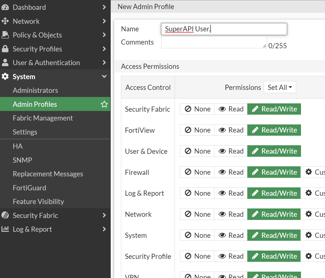 PowerShell Backing up a FortiGate via its API in PowerShell.